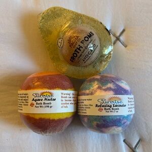 Bath Bomb Set - Agave Nectar and Relaxing Lavender